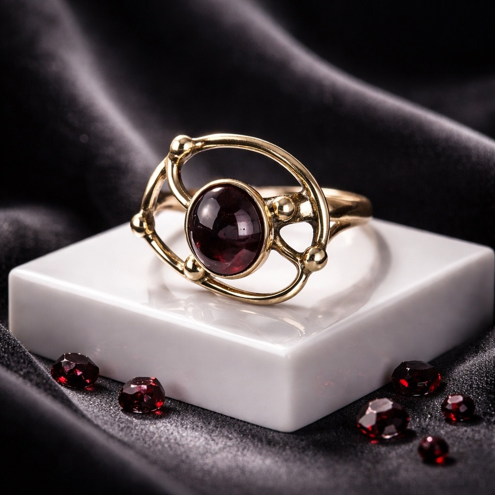 Vintage Hematite Ring
